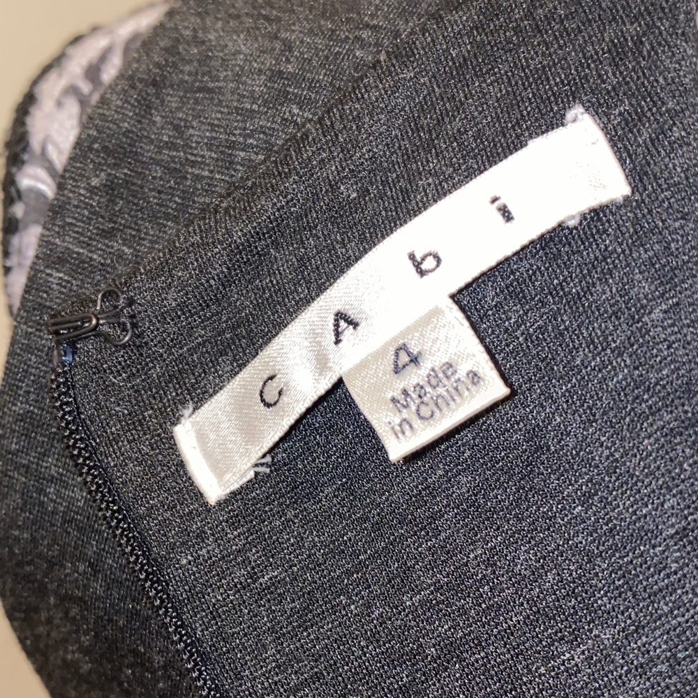 3/$45 Cabi The Glitz Sleeveless Top Embellished Neckline Size 4 Style #508 - Picture 12 of 15